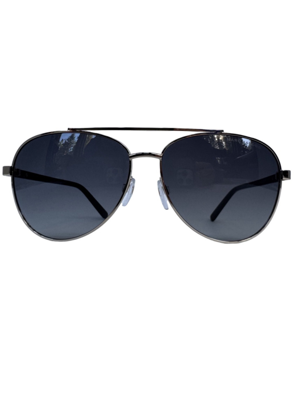 NEW Marc Jacobs 760/S Aviator Sunglasses Gold Black Gray Gradient 60mm - Picture 3 of 11